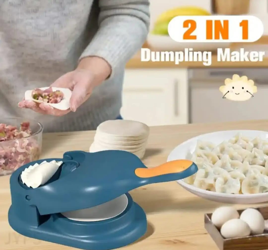 Dumpling Samosa maker, 2-in-1 Manual Dumpling Maker Mould, Manual Press, Kitchen Dumpling Making Tool 11 Mango