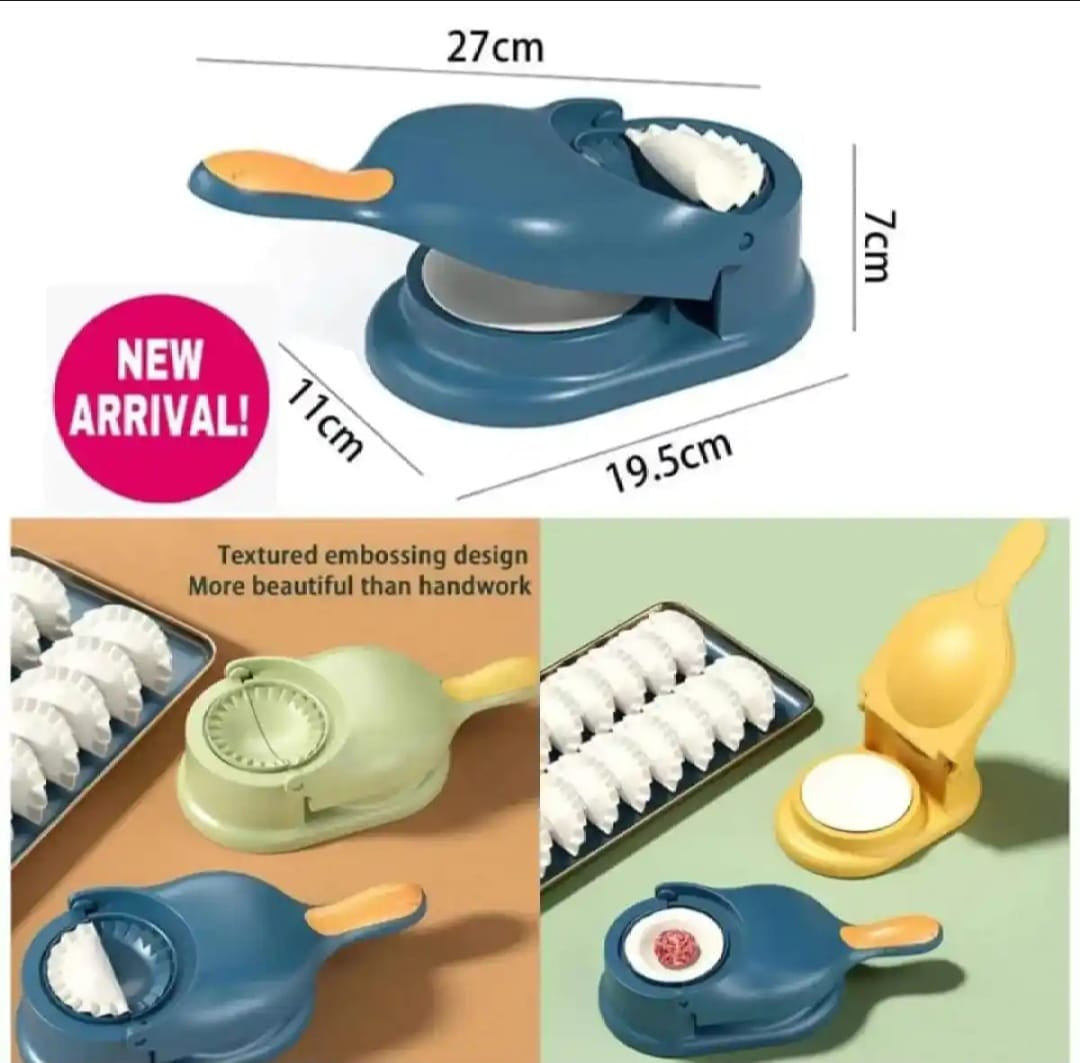 Dumpling Samosa maker, 2-in-1 Manual Dumpling Maker Mould, Manual Press, Kitchen Dumpling Making Tool 11 Mango