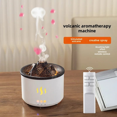 260ML Volcano Aromatherapy Wood Grain Crackling Humidifier-SA2405-186