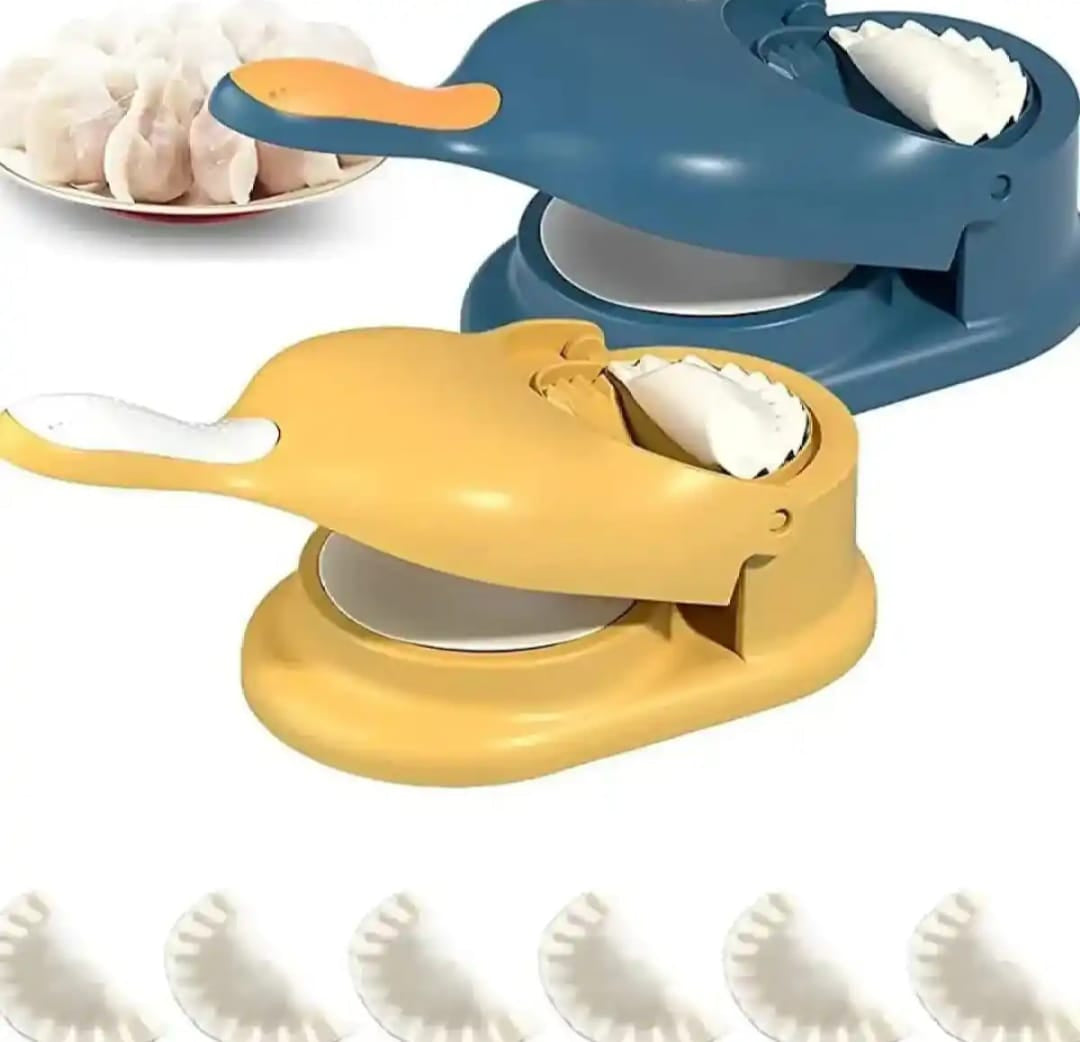 Dumpling Samosa maker, 2-in-1 Manual Dumpling Maker Mould, Manual Press, Kitchen Dumpling Making Tool 11 Mango