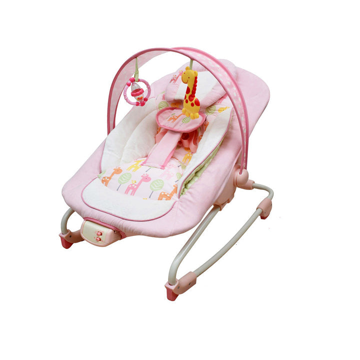 Junior Baby Bouncer Giraffe Pink 11 Mango