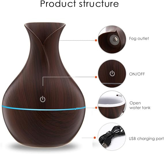 Ultrasonic Air Humidifier(SA2405-40)-(14329)Brown