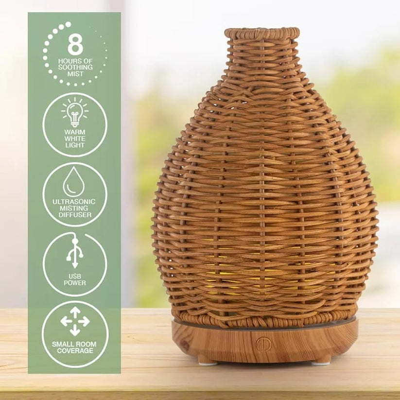 Ultrasonic Aromatherapy Air Humidifier-Beige(SA2405-189)