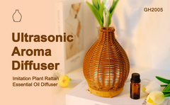 Ultrasonic Aromatherapy Air Humidifier-Beige(SA2405-189)