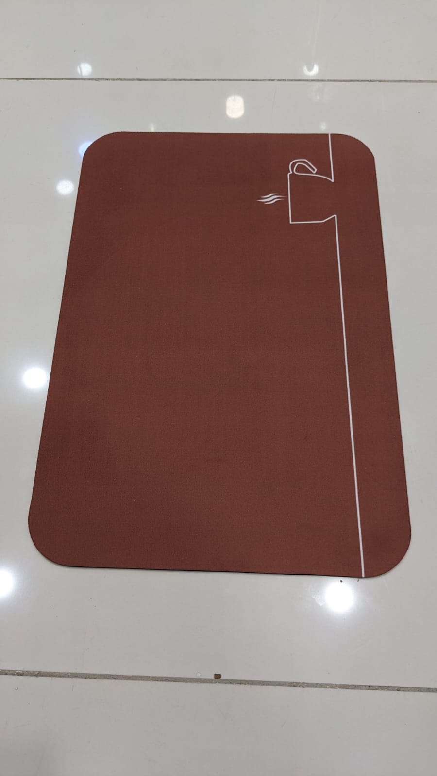 Magical Water Absorbent Anti-Slip Dish Drying/Dining Table Mat 11 Mango